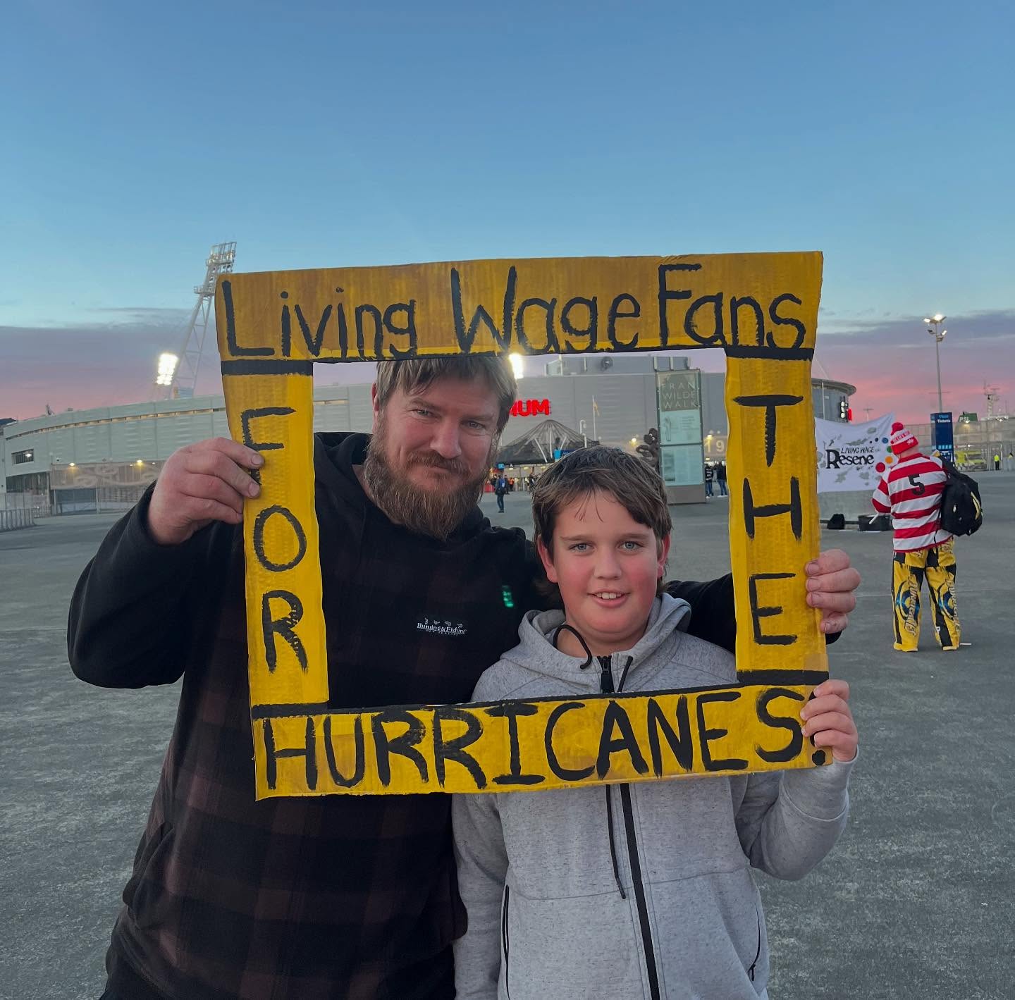 Hurricanes fans are Living Wage fans too